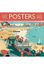 English Travel Posters Wall Calendar 2025 (Art Calendar)
