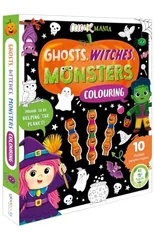 Ghosts, Witches, Monsters Colouring