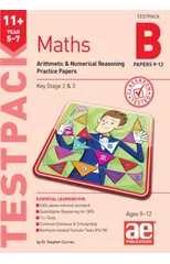 11+ Maths Year 5-7 Testpack B Practice Papers 9-12