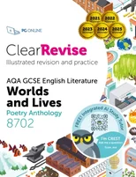 ClearRevise AQA GCSE English Literature 8702; Worlds and Lives Poetry Anthology
