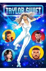 Female Force Taylor Swift Dazzler Homage Variant with Travis Kelce