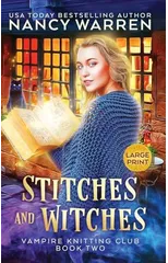 Stitches and Witches (Large Print)