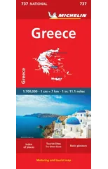 Greece - Michelin National Map 737