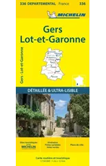 Gers Lot-et-Garonne - Michelin Local Map 336
