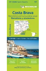 Barcelona y Alrededores Costa Brava - Zoom Map 147
