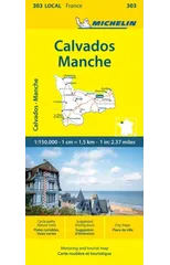 Calvados Manche - Michelin Local Map 303