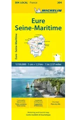 Eure Seine-Maritime - Michelin Local Map 304