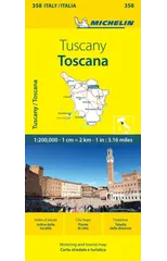 Toscana - Michelin Local Map 358