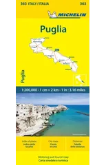 Puglia - Michelin Local Map 363