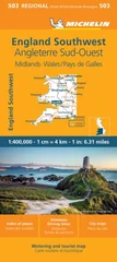 Wales - Michelin Regional Map 503