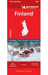 Finland - Michelin National Map 754
