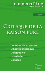 Fiche de lecture Critique de la raison pure de Kant (analyse litteraire de reference et resume complet)