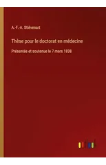 These pour le doctorat en medecine