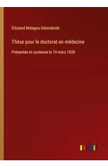 These pour le doctorat en medecine