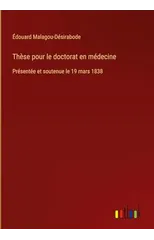These pour le doctorat en medecine