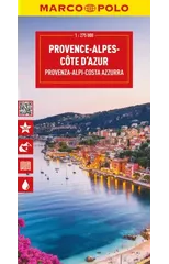 Provence, Alps, Cote d'Azur Marco Polo Map