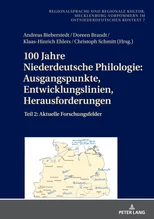 100 Jahre Niederdeutsche Philologie