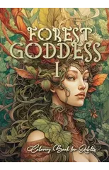 Forest Goddess Coloring Book for Adults 1