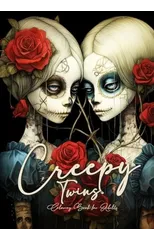 Creepy Twins Coloring Book for Adults