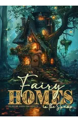 Fairy Homes in the Swamp Coloring Book for Adults