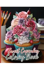 Sweet Cupcakes Coloring Book