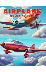 Airplane Coloring Book