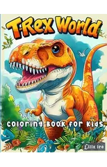 T-REX World Coloring book For Kids