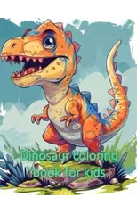 Dinosaur coloring book for kids 8-12