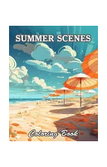Summer Scenes Coloring Book