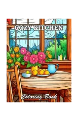 Cozy Kitchen Coloring Book