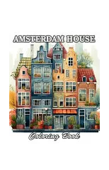 Amsterdam House Coloring Book