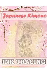 Japanese Kimonos Ink Tracing