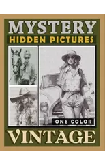 Mystery Dots Lines Spirals Hidden Pictures Vintage