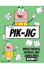 PIK-JIG - Activity book adult - Activity book young adults - Art inspiration book
