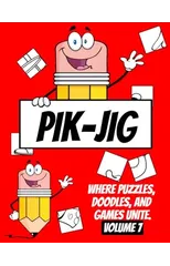 PIK-JIG - Art books for children - art books for adults - Art activity book - Art inspiration book