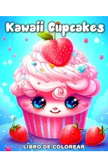 Kawaii Cupcakes Libro de Colorear