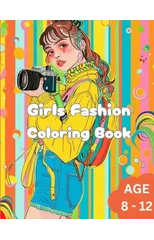 Girls Fashion Coloring Book