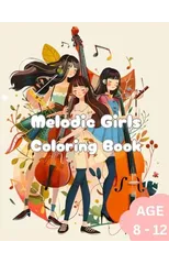 Musical Girls Coloring Book
