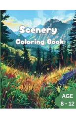 Scenery Coloring Book