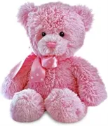 Soft Toy Yummy Bear - Pink 12In