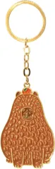 Capybara Shaped Keyring