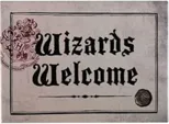 Magnet Metal - Harry Potter (Wizards Welcome)