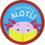 I Like Reading Alotl Sew On Patch