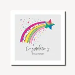 Pretty Lilly Congratulations Rainbow Star