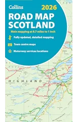 2026 Collins Road Map of Scotland
