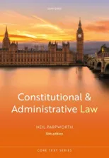 Constitutional and Administrative Law