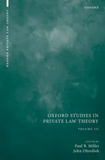 Oxford Studies in Private Law Theory