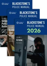 Blackstone's Police Manuals 2026 Three Volume Set