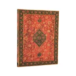 2026 Layla (Persian Poetry) Ultra 18-month Vertical Hardcover Flexi Dayplanner 2025-2026 (Elastic Band Closure)