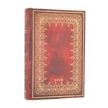 2026 Foiled (Old Leather Collection) Mini 12-month Day-at-a-Time Hardcover Flexi Dayplanner 2026 (Elastic Band Closure)